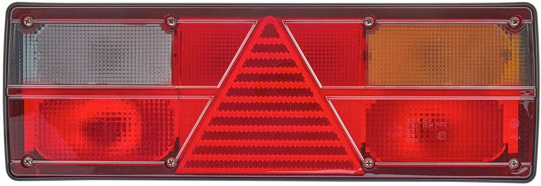 HELLA - Heckleuchte - EasyConn I - Glühlampe - 24V - Anbau/geschraubt - Lichtscheibenfarbe: mehrfarb