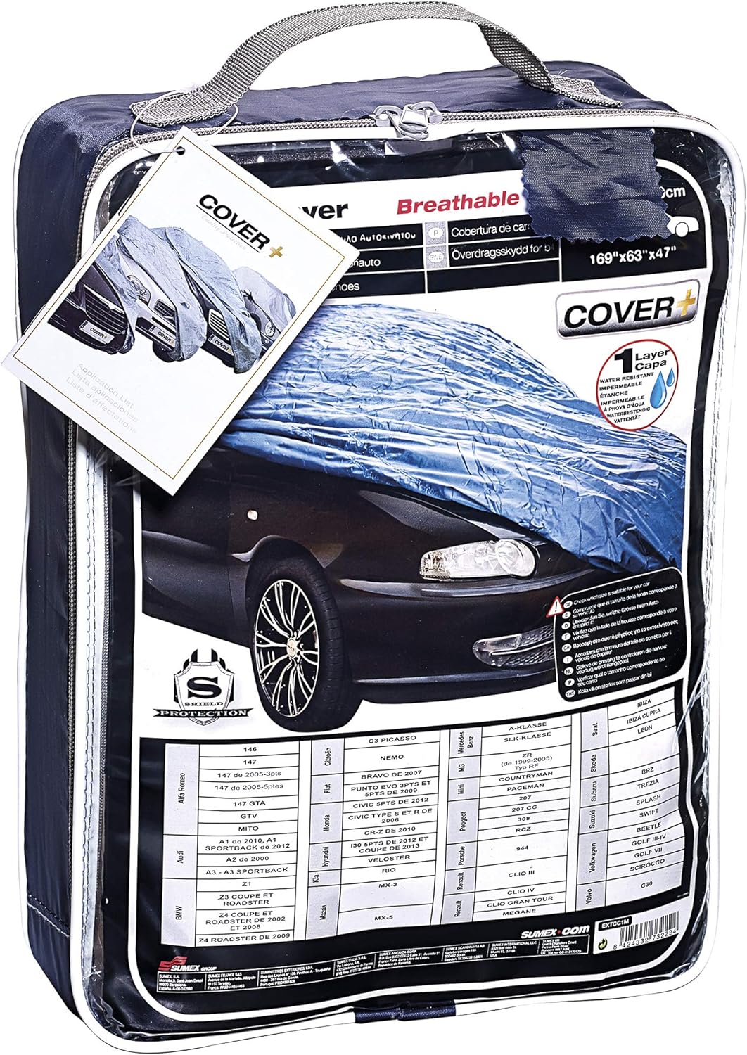 SUMEX extcc1 m Basic Tasche Aussen Auto, M, M