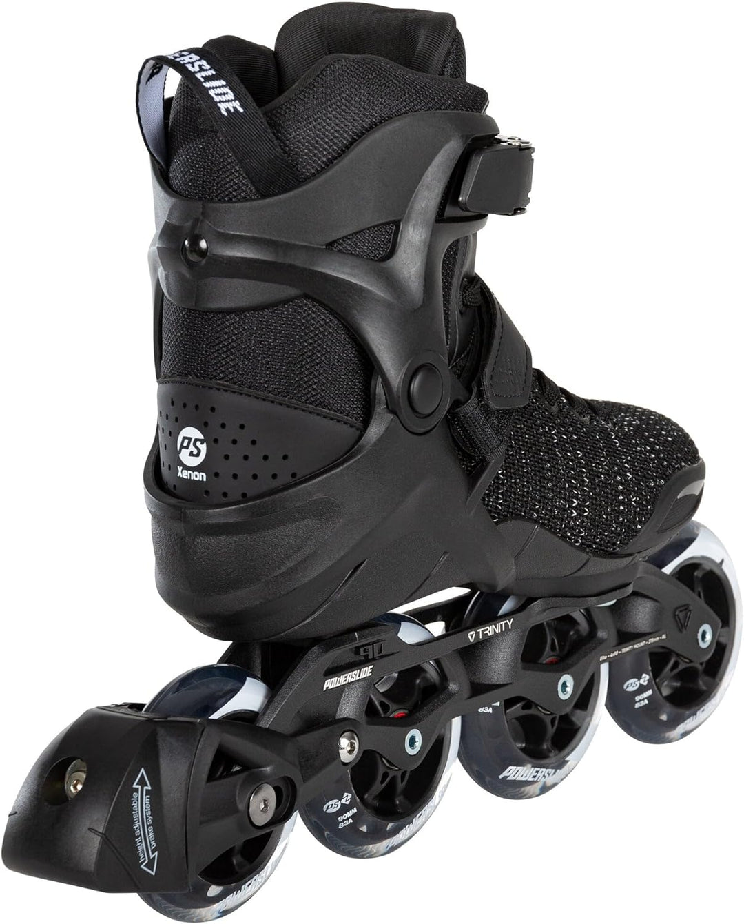 Powerslide Inline Skate Phuzion Xenon Black 90, für Fitness, für Damen und Herren 46, 46