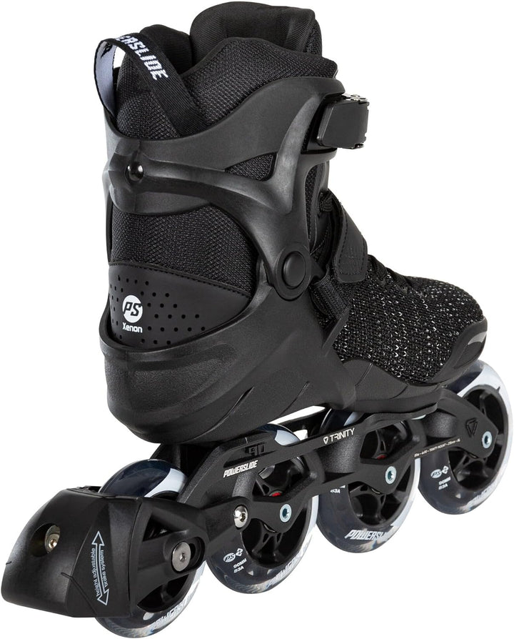Powerslide Inline Skate Phuzion Xenon Black 90, für Fitness, für Damen und Herren 46, 46