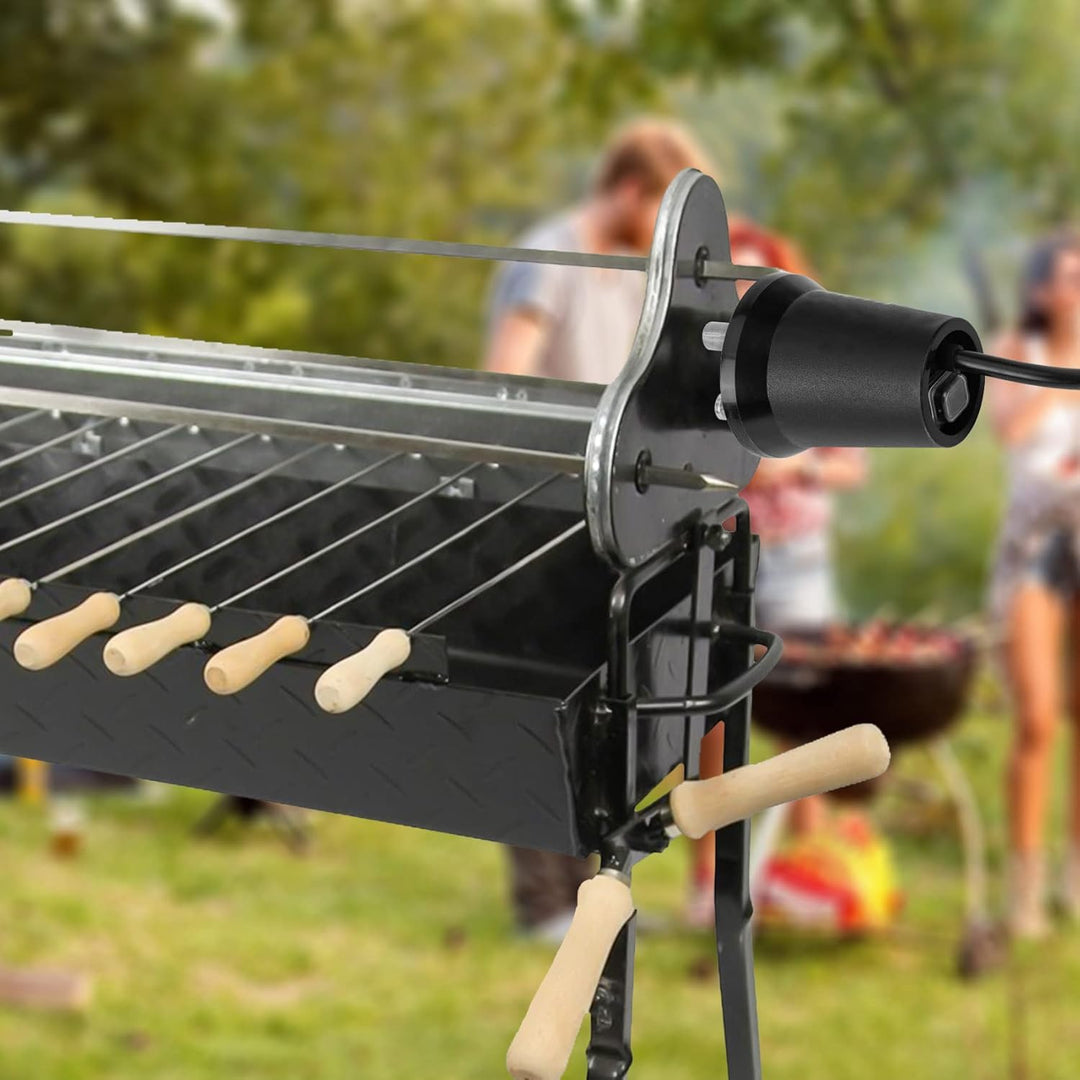 Onlyfire Braten Rotisserie Grillmotor für Outdoor Grillzubehör Grillspiess, Barbecue Rotator Motor f