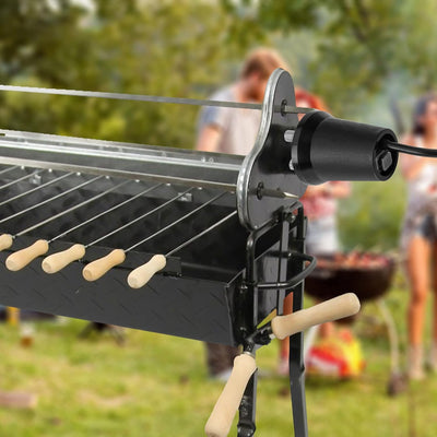 Onlyfire Braten Rotisserie Grillmotor für Outdoor Grillzubehör Grillspiess, Barbecue Rotator Motor f