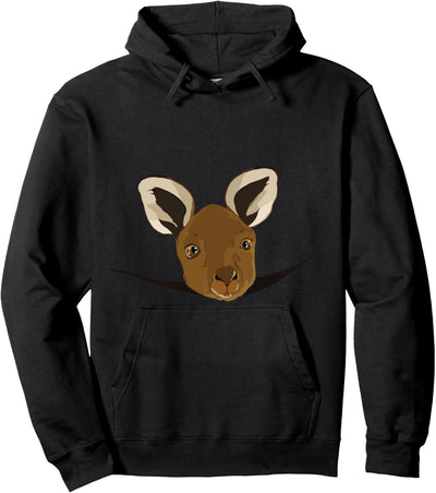 Süsses Känguru Baby im Beutel Karneval Kostüm Pullover Hoodie