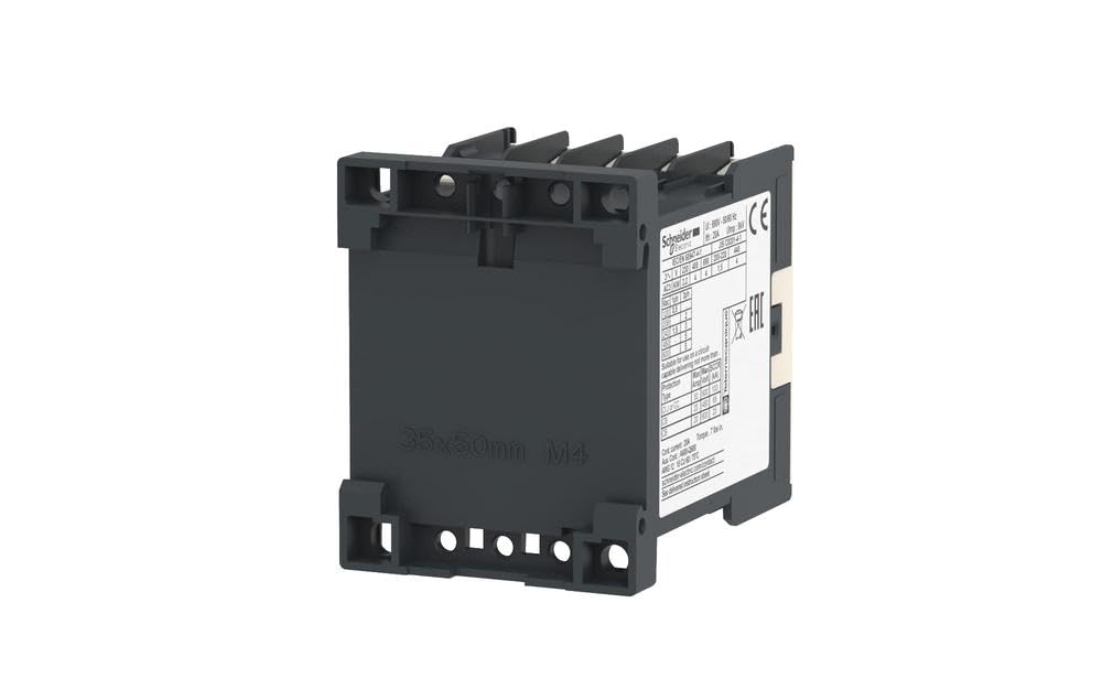 Schneider Electric - Leistungsschütz LP1K 3p, 400 V AC3, Spule 24 V DC, +1S, 4 kW, 9 A, LP1K0910BD3