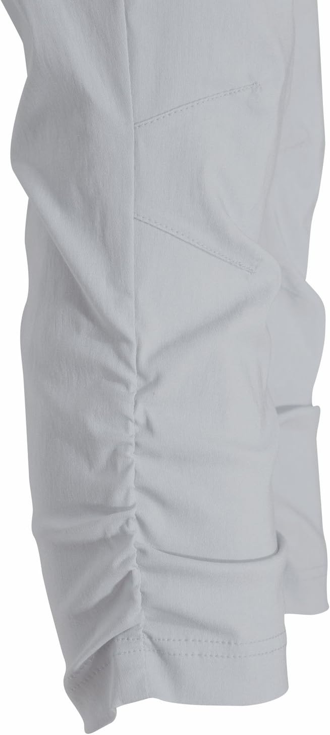 Stehmann Maria-530, Caprihose, seitlich gerafft, weitere Farben 36 Lightgrey, 36 Lightgrey