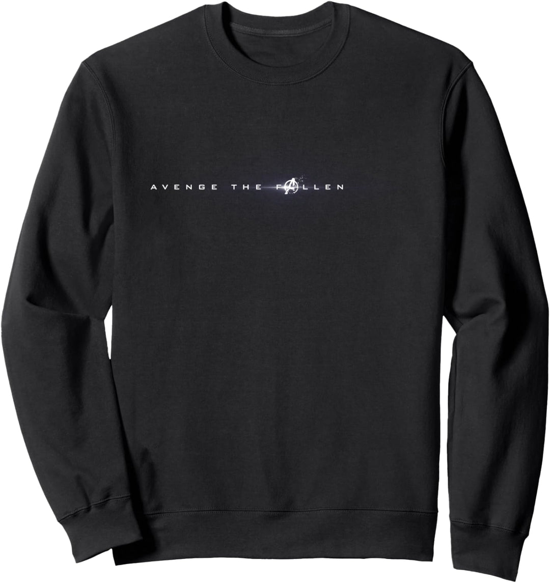 Marvel Avengers Endgame Avenge The Fallen Movie Quote Logo Sweatshirt