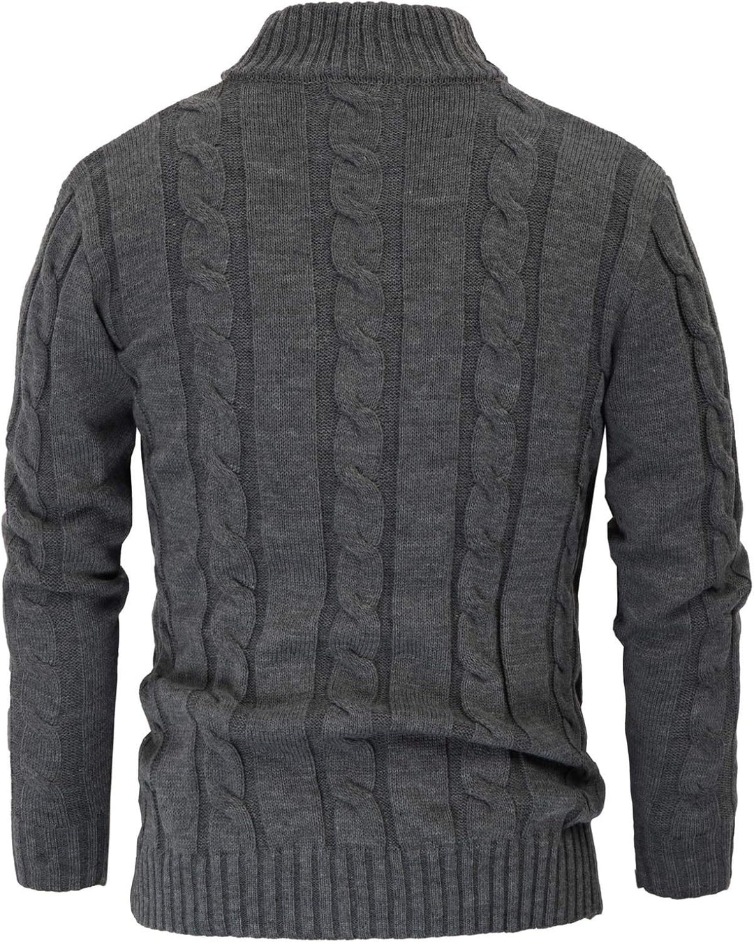 PJ PAUL JONES Herren Strickjacke mit Knopfverschluss Zopfmuster Strickjacke Cardigan mit Gerippter S