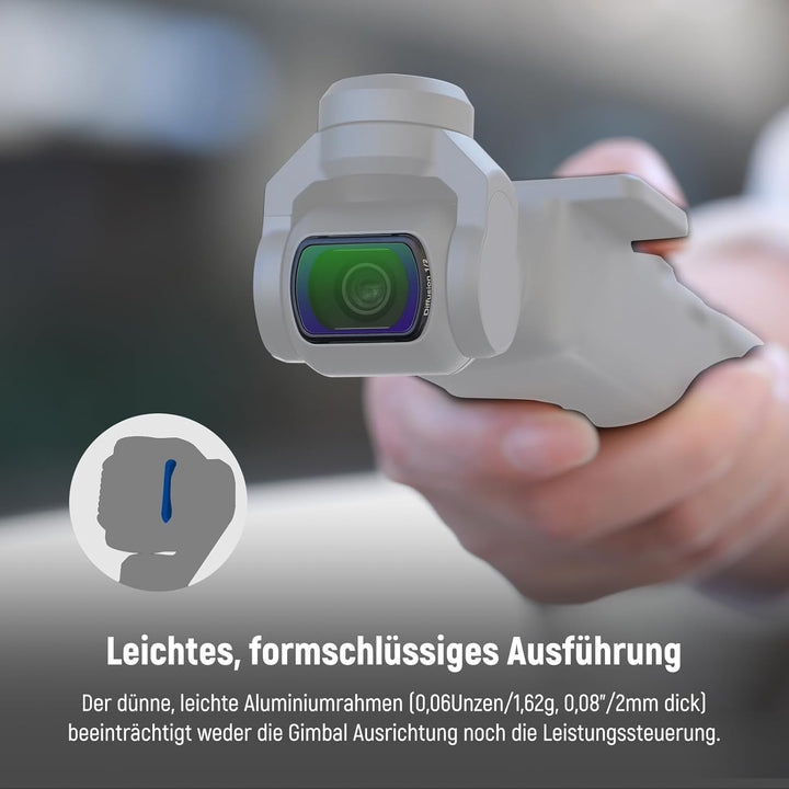 NEEWER Magnetischer Black Diffusion 1/2 Filter, kompatibel mit DJI Osmo Pocket 3, verbessert Filmauf