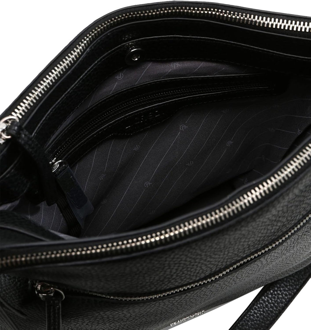 L.Credi Damen New Orleans Umhängetasche Schwarz (Schwarz)