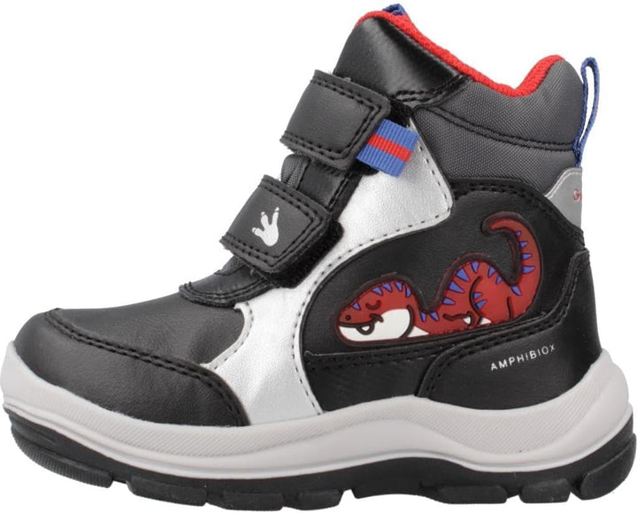 Geox Baby-Jungen B Flanfil B ABX Ankle Boot 24 EU Black Royal, 24 EU Black Royal