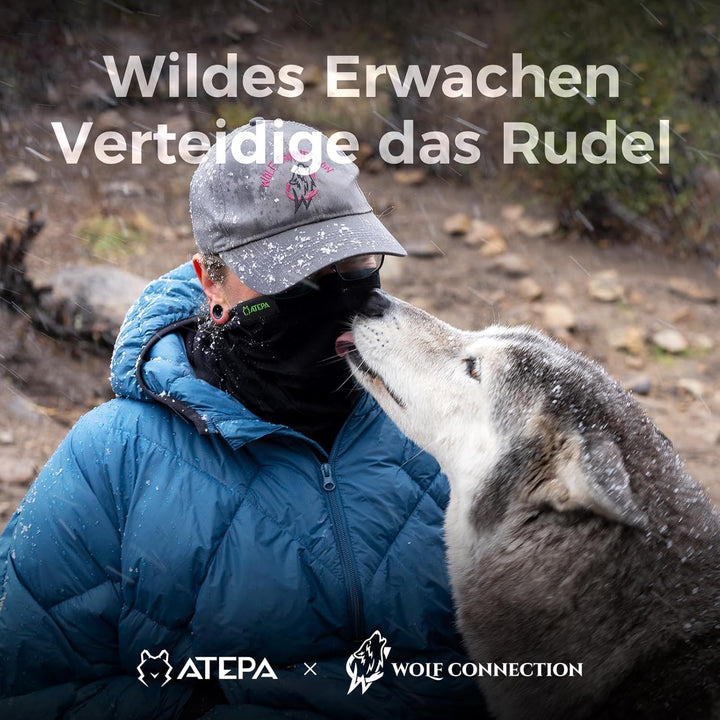 ATEPA Camping Poncho Decke & Tragbarer Schlafsack – Ultraleichte Warme Outdoor Decke Aus Recycelten