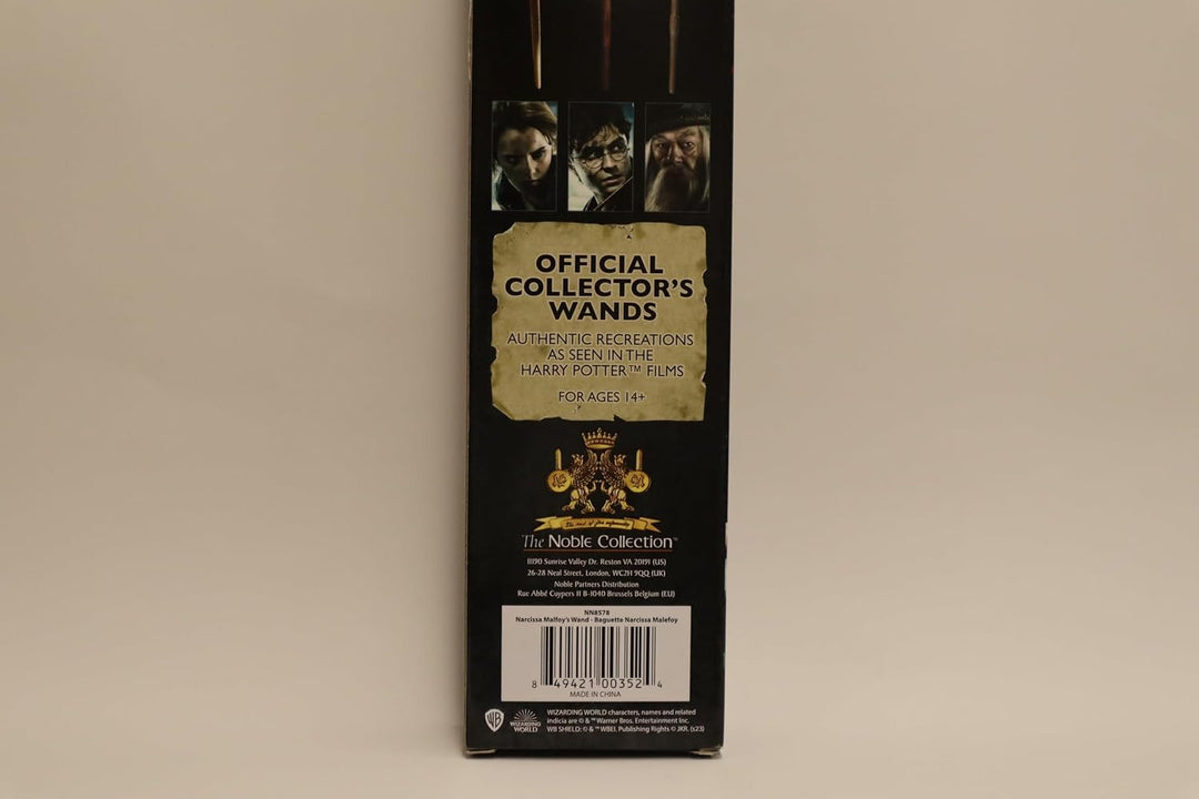 The Noble Collection - Narcissa Malfoy Wand in A Standard Windowed Box – 35 cm Wizarding World Wand