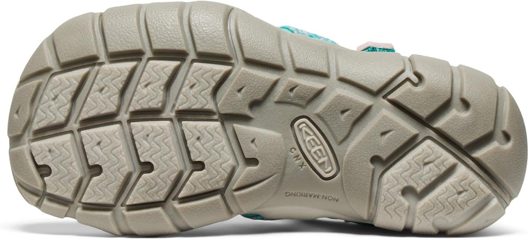 KEEN Unisex-Kinder Seacamp 2 Sandalen 32 EU Bright Aqua Giggle Pink, 32 EU Bright Aqua Giggle Pink