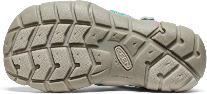 KEEN Unisex-Kinder Seacamp 2 Sandalen 32 EU Bright Aqua Giggle Pink, 32 EU Bright Aqua Giggle Pink
