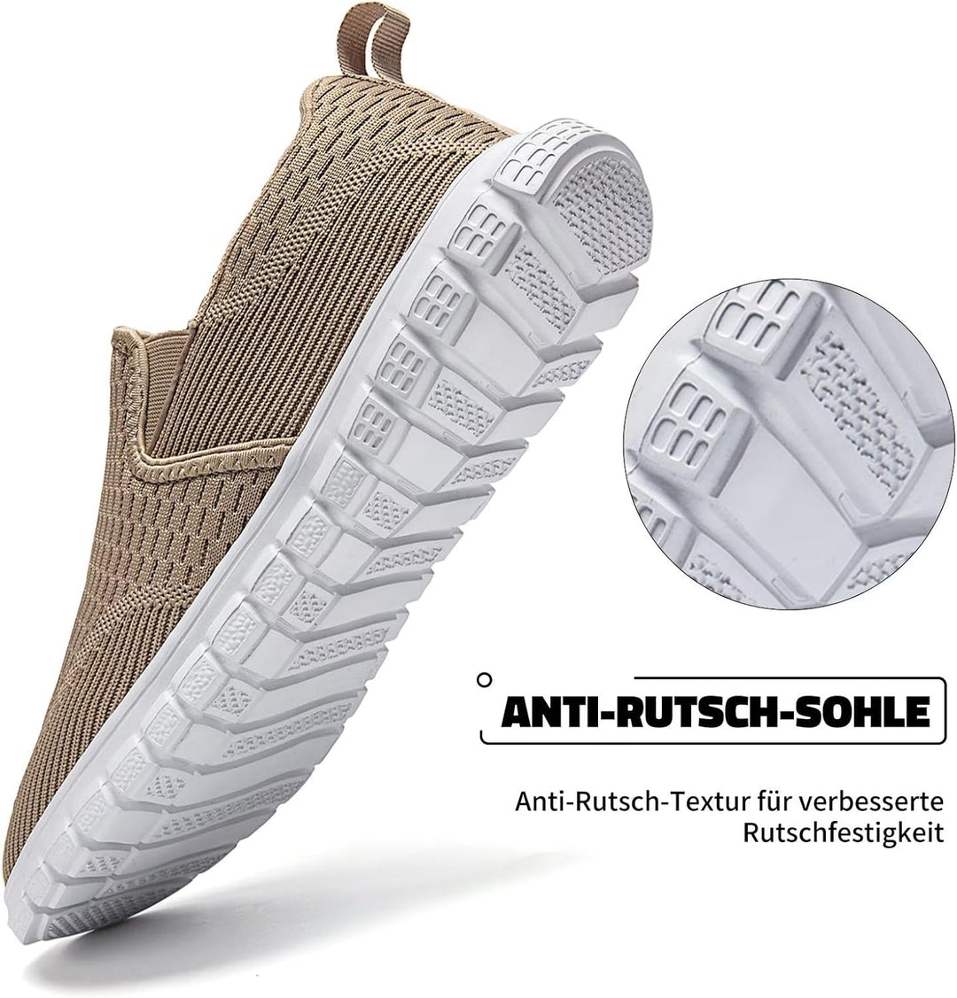 Oltyutc Herren Sneakers Slip On Schuhe Laufschuhe Sportschuhe Tennisschuhe Walkingschuhe Bequem Atmu