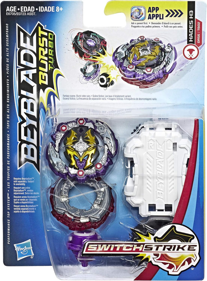 Hasbro Beyblade Burst Turbo SwitchStrike Starter Pack Hades H3 w/ Launcher