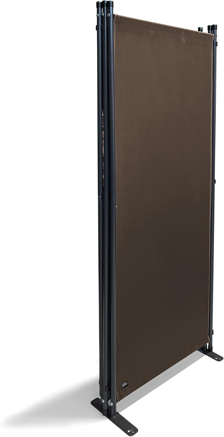 QUICK STAR Paravent 4 Teilig 165 x 220 cm Stoff Raumteiler Trennwand Balkon Sichtschutz Stellwand Fa