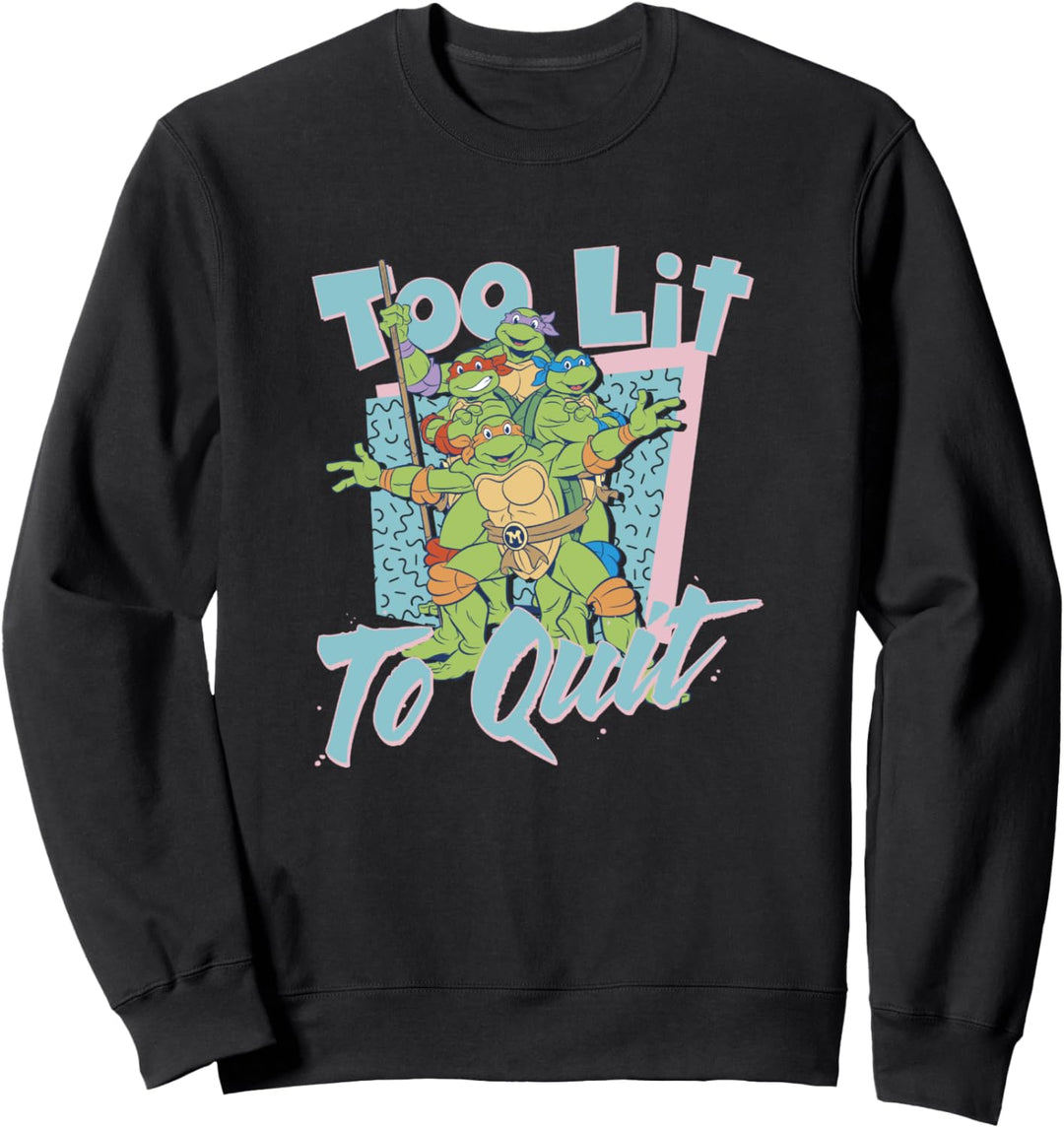 Teenage Mutant Ninja Turtles Too Lit To Quit C1 Sweatshirt