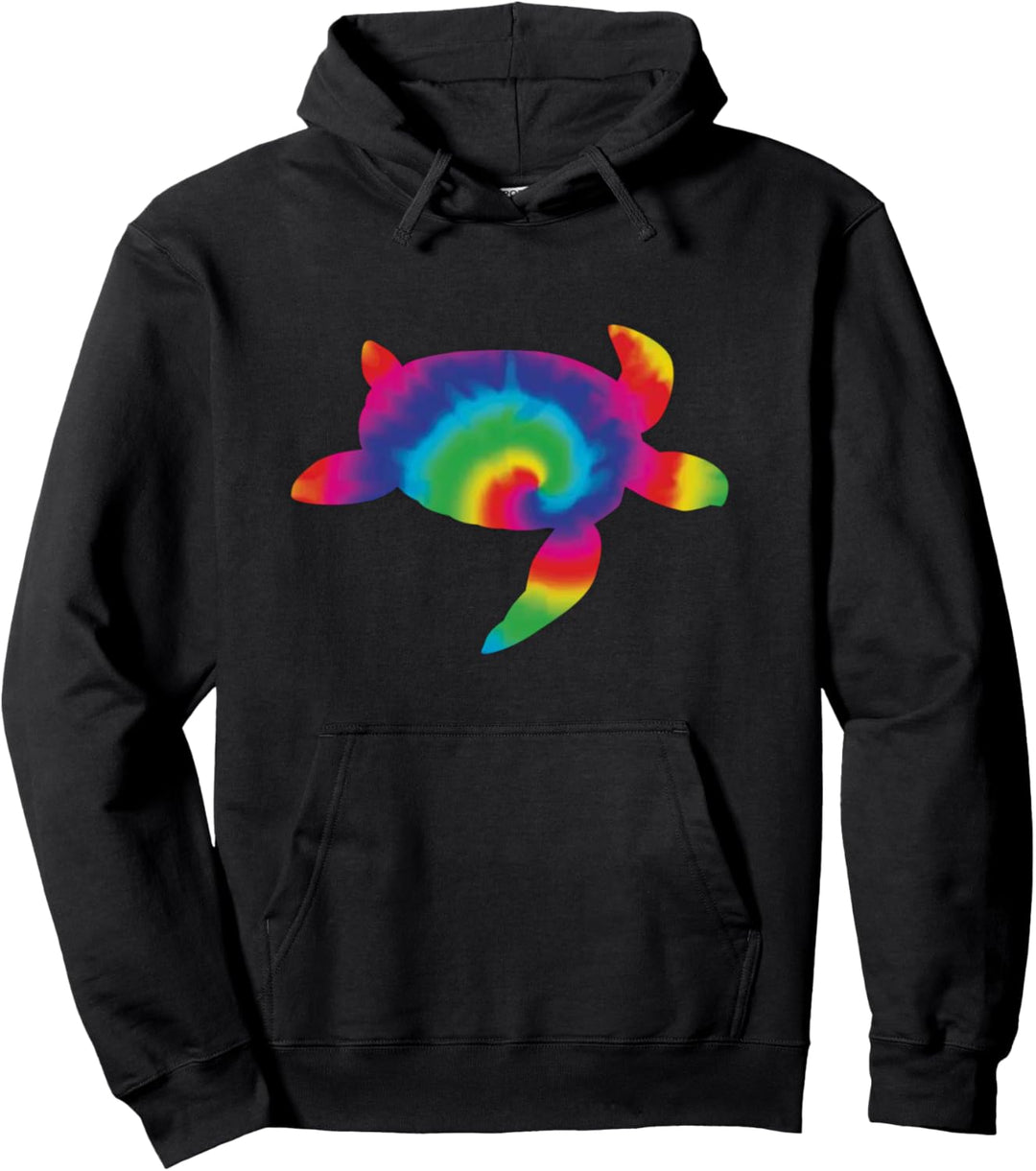 Groovy Krawatte Farbstoffschildkröte Pullover Hoodie
