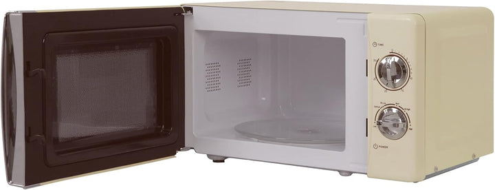 Russell Hobbs RHMM701C Manuelle Solo-Mikrowelle mit 5 Leistungsstufen, Klingelton und Timer, Auftauf