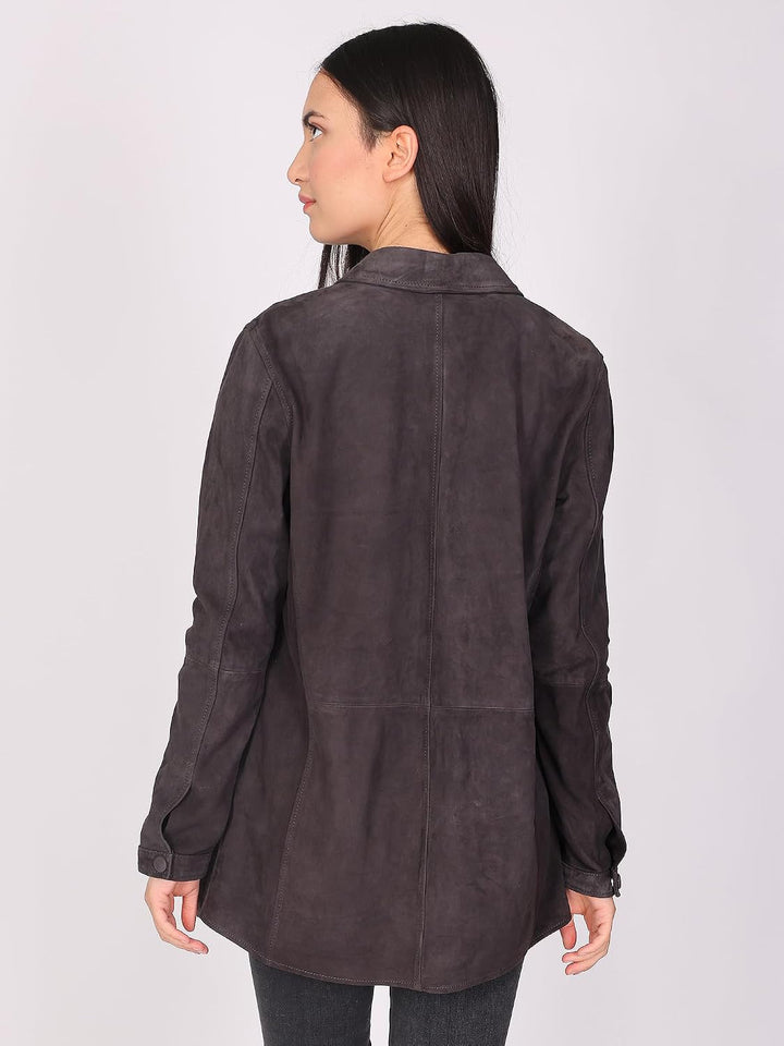 Maze Damen Lederjacke 4202172 L anthra, L anthra
