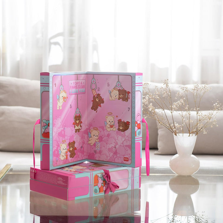 Legami - Box mit 7 Überraschungen - 7 Days und 7 Ways to Say I Love You, mit UV-Lack-Details, Gesche