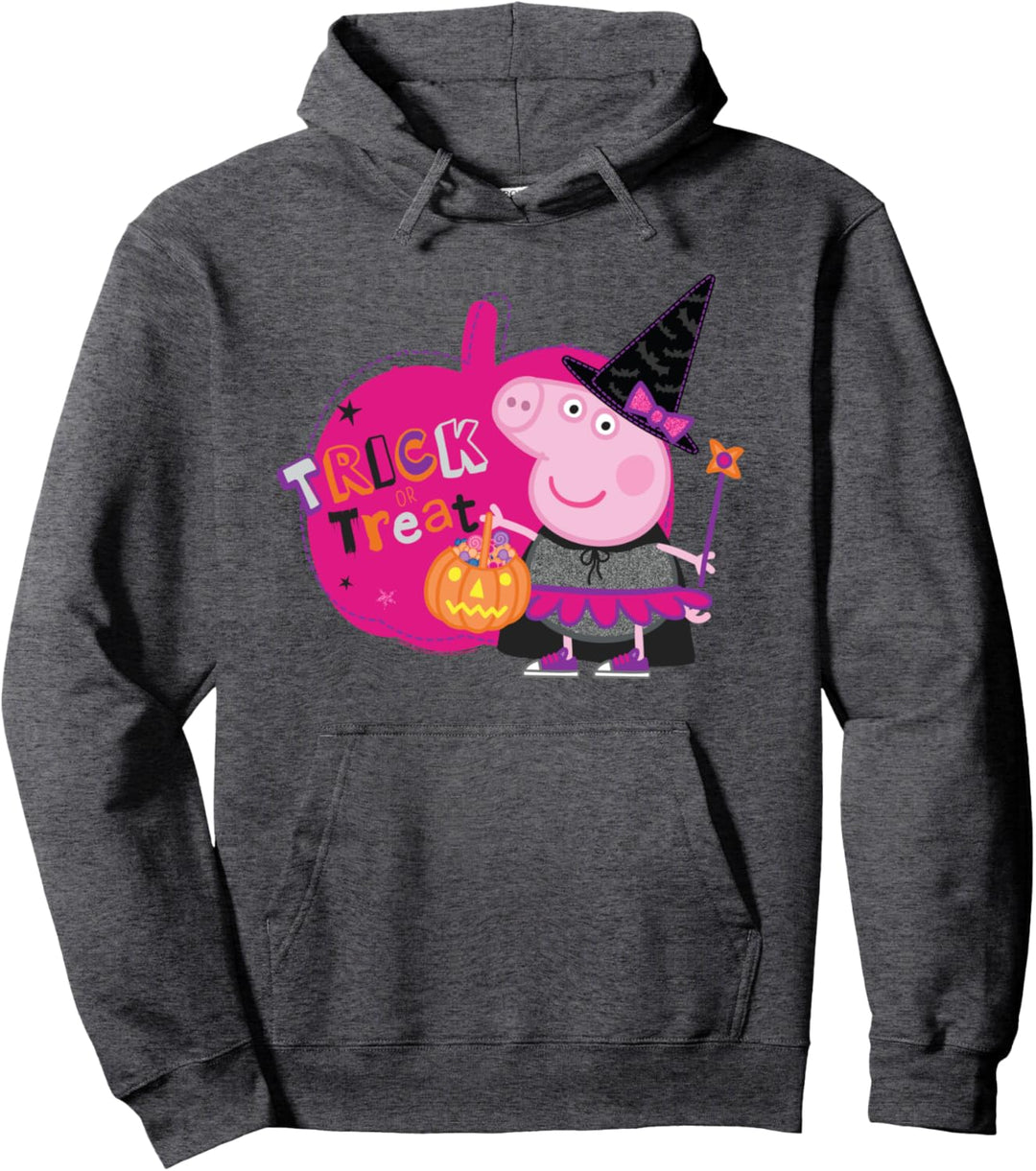 Peppa Wutz Halloween Witch Trick Or Treat Pullover Hoodie