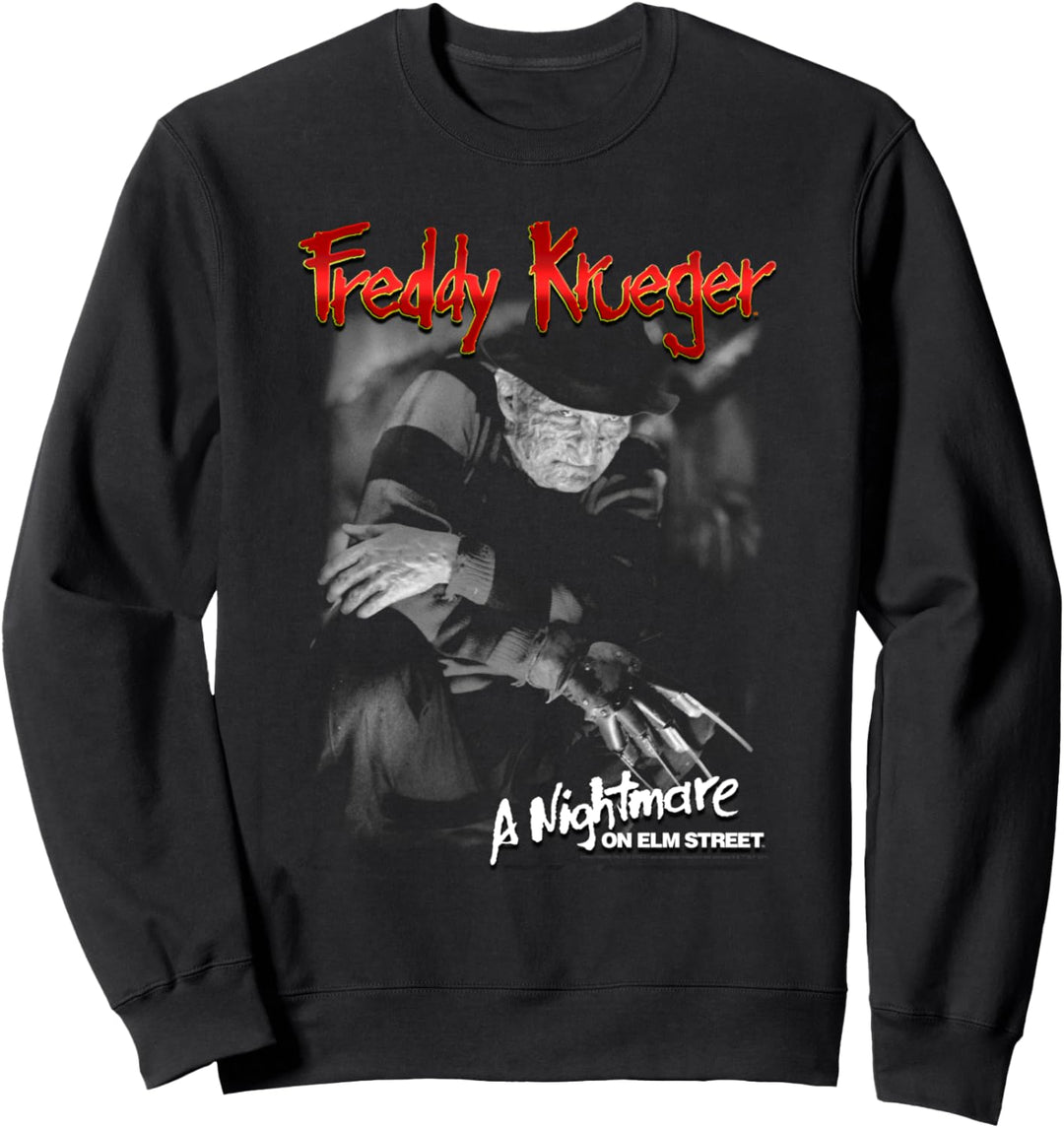Foto "A Nightmare On Elm Street" Freddy Schwarz und Weiss Sweatshirt