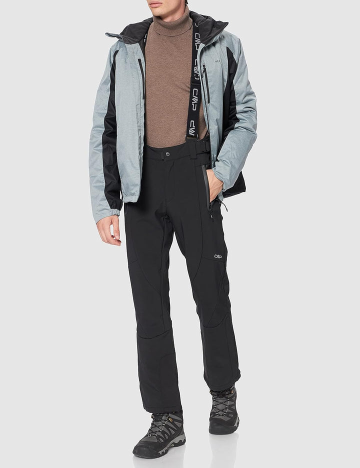 CMP Herren Skihose Softshell-skioverall für Herren, Schwarz