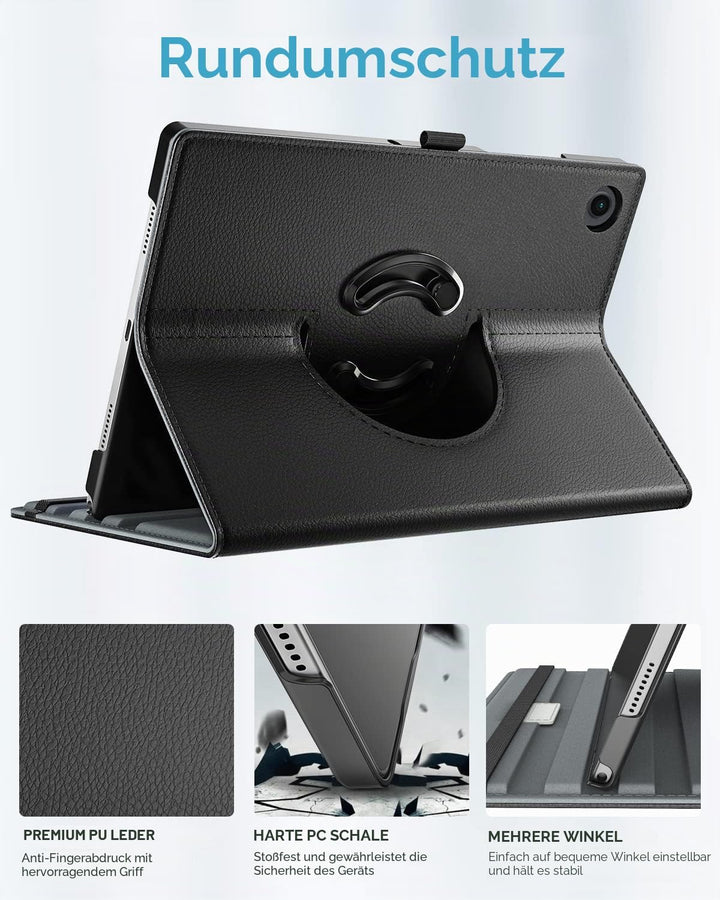TiMOVO Drehbar Hülle Kompatibel mit Samsung Galaxy Tab A9+/A9 Plus 11 Zoll 2023 SM-X210/X216/X218, 9