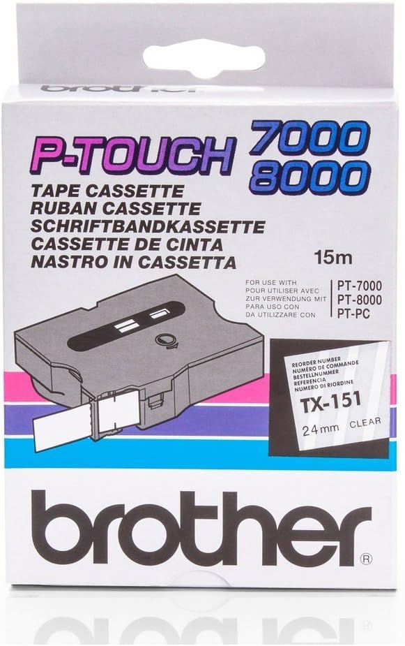 Brother TX151 Thermodirektdrucktechnologie Schwarz
