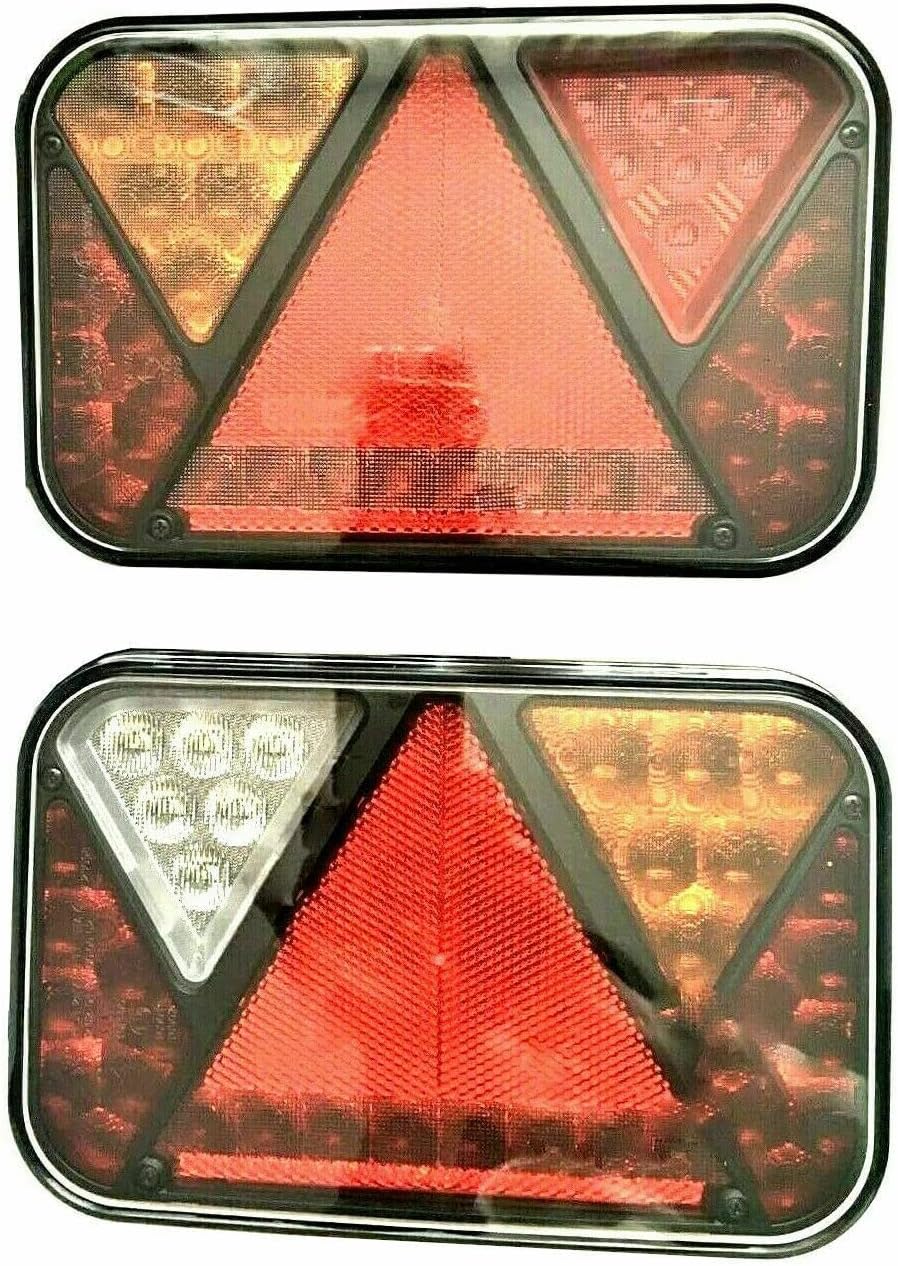 Anhängerbeleuchtung SET LED Rückleuchten 12V 7m 13 polig Kabel für Anhänger