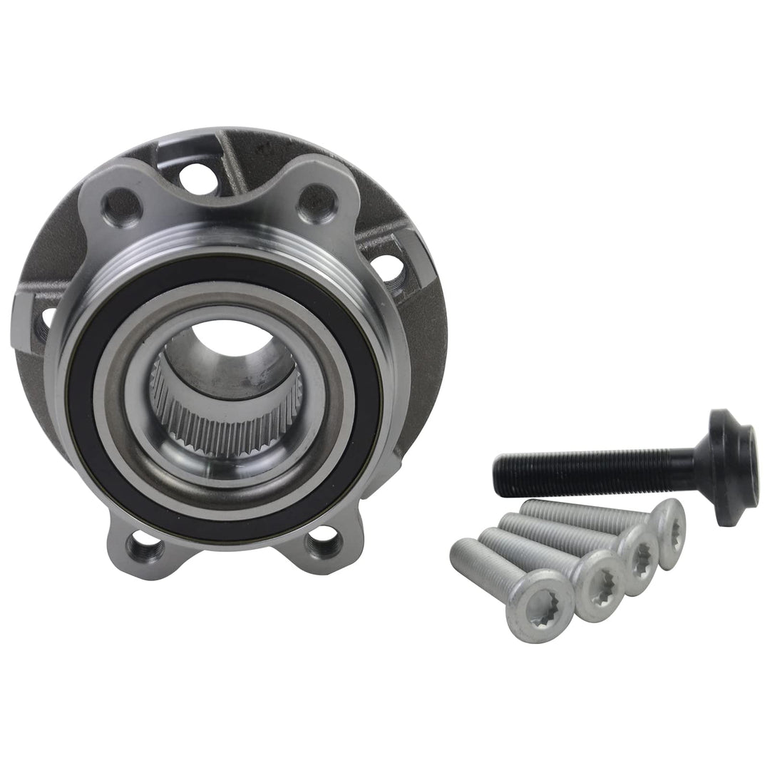 Bisenya Radlager Satz Vormontiert mit Radnabe Kompatibel mit A4 A5 A6 A8 B8 Q5 Qu-att-ro 4H0498625 8