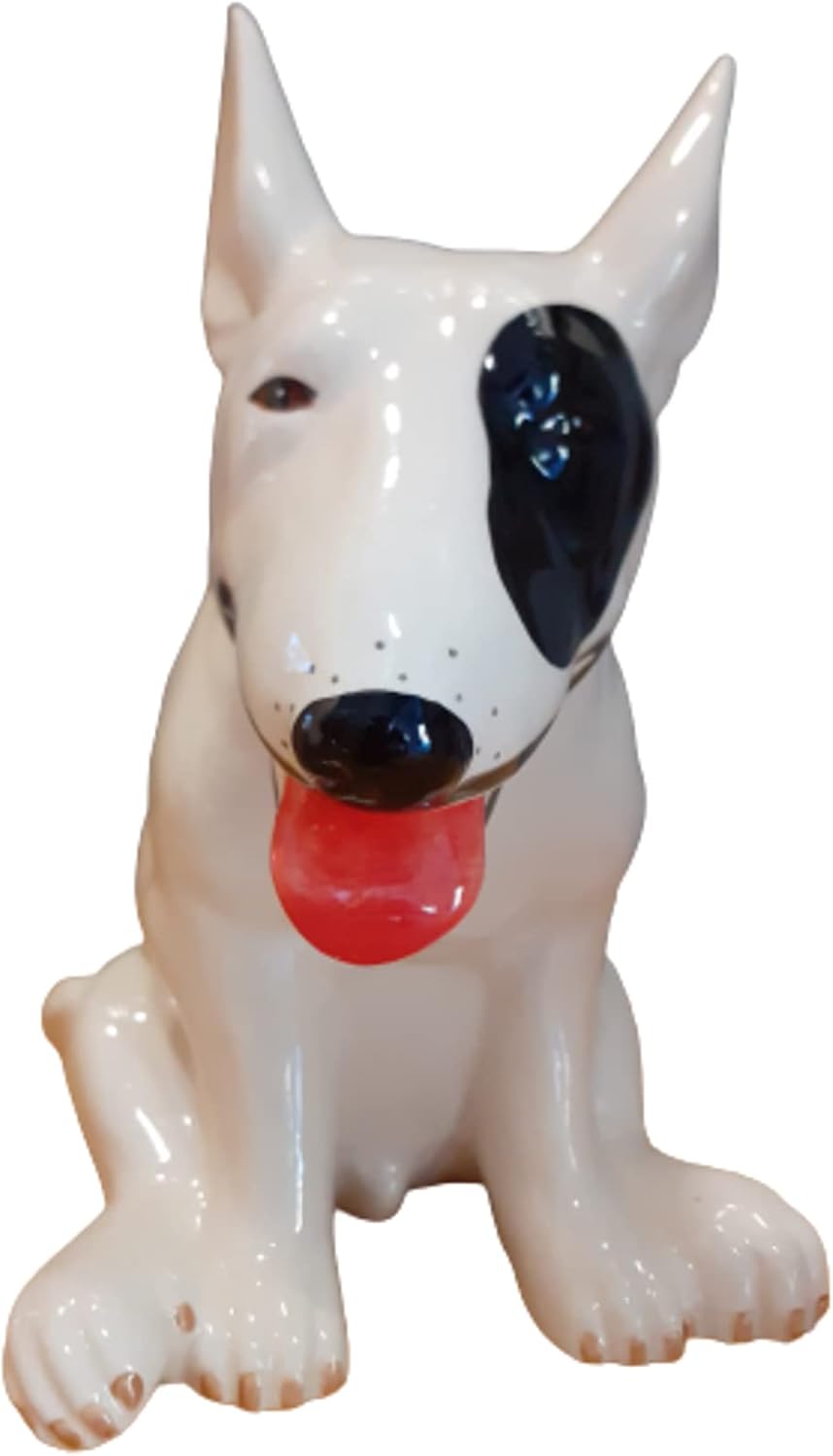B2SEE LTD Keramik - Bullterrier Hund - Spardose - Sparschwein - Tresor - Geschenk Figur Originell Ey