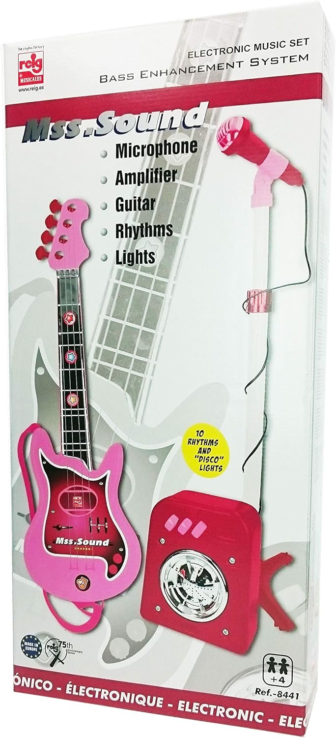 REIG 8441 Set Gitarre und Mikrofon