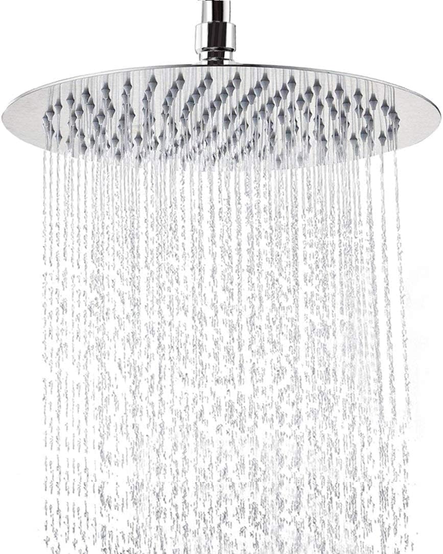 8 Zoll(20cm) Regendusche Duschkopf Edelstahl AISI304 Regenbrause Anti-Kalk-Düsen Duschkopf Regendusc