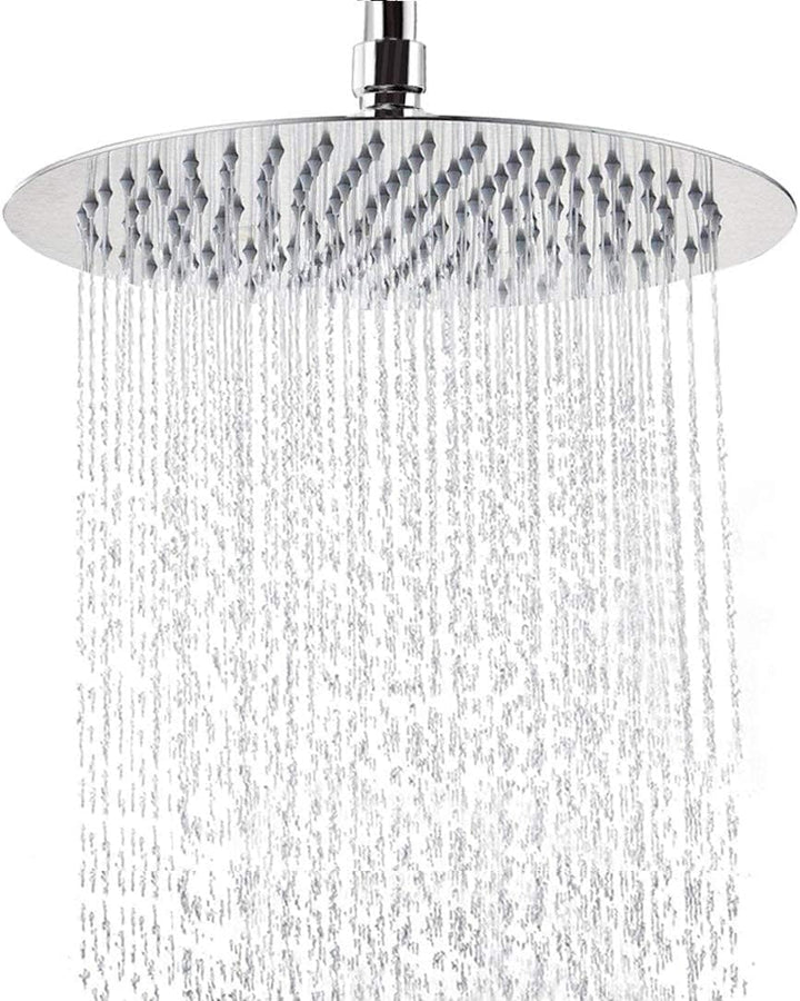 8 Zoll(20cm) Regendusche Duschkopf Edelstahl AISI304 Regenbrause Anti-Kalk-Düsen Duschkopf Regendusc