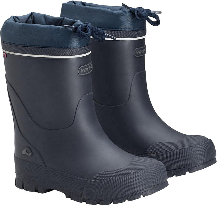Viking Unisex Kinder Jolly Warm Rain Boot 38 EU Navy Grey, 38 EU Navy Grey