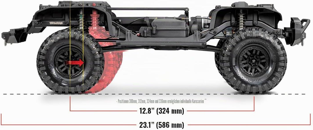 Traxxas TRX-4 Defender Clipless-Silber