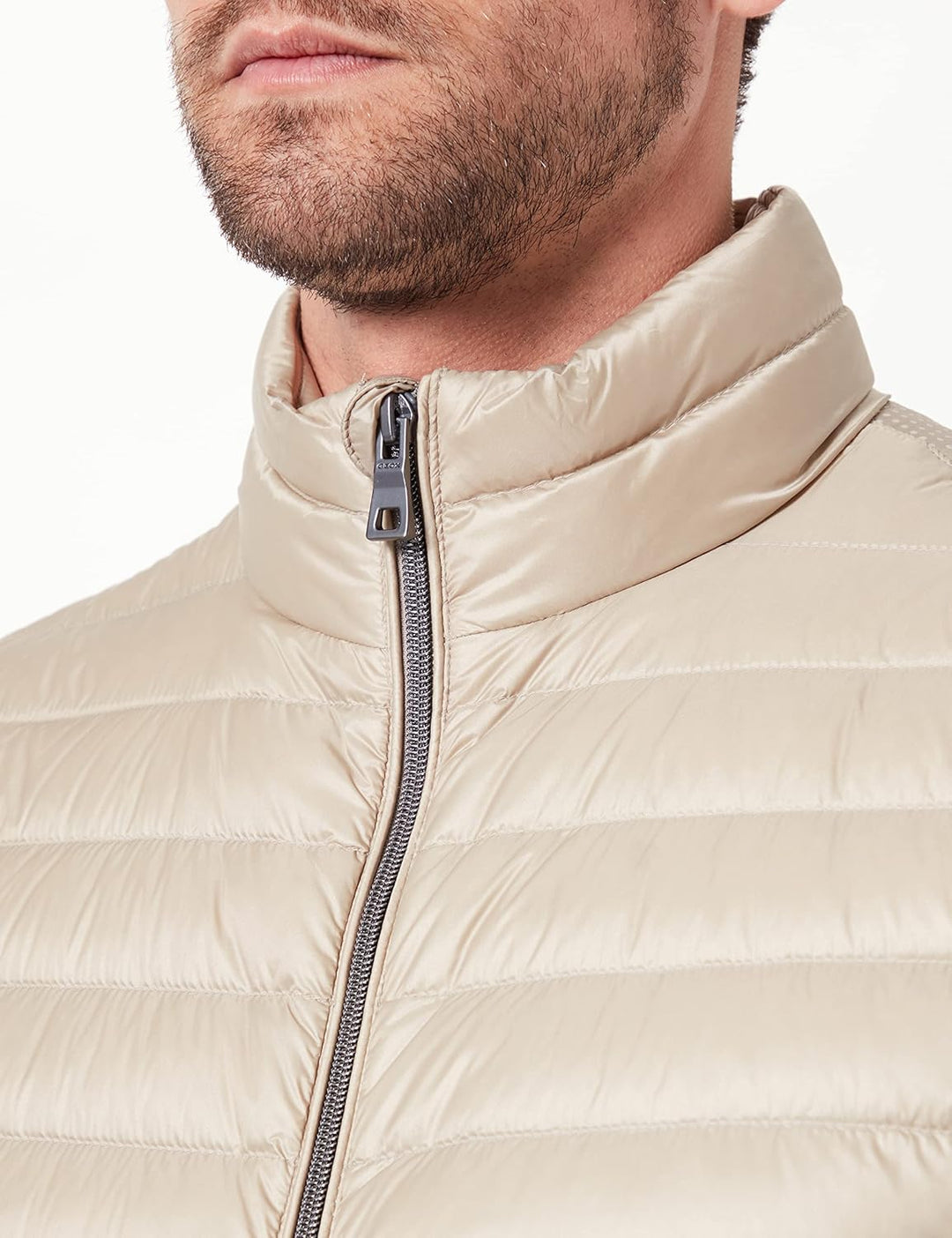 Geox Herren M Warrens Jacket, Humus