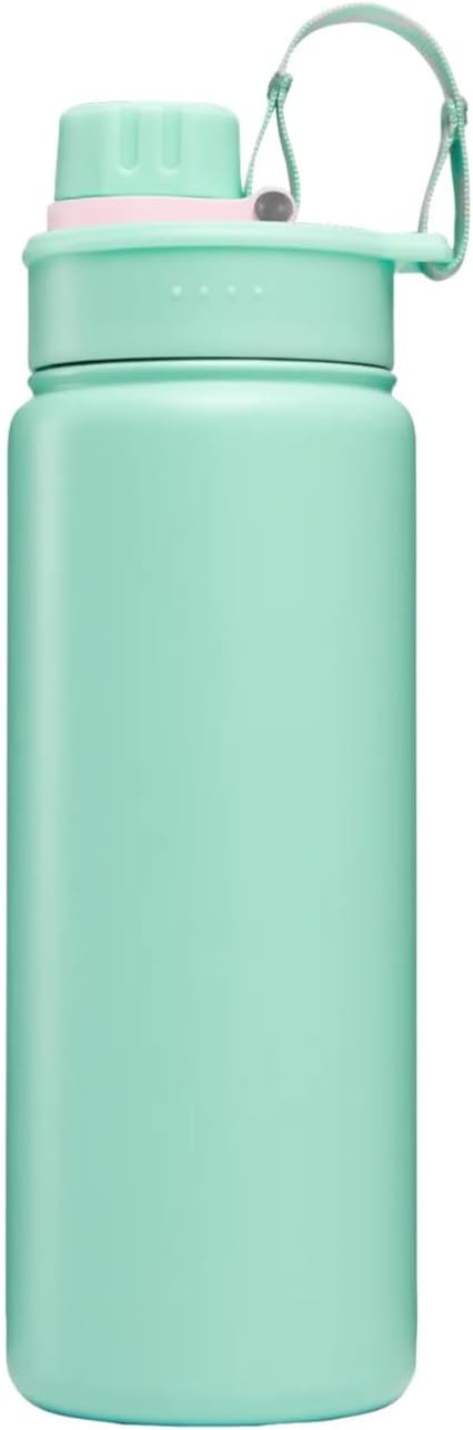 Satch aus Edelstahl BPA-frei 0,5l, Auslaufsicher und Kohlensäure geeignet, für Heisse und Kalte Getr