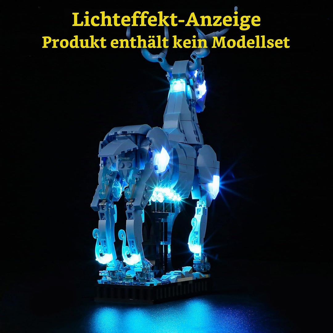 GEAMENT LED Licht-Set Kompatibel mit Lego Expecto Patronum - Beleuchtungsset für Harry Potter 76414