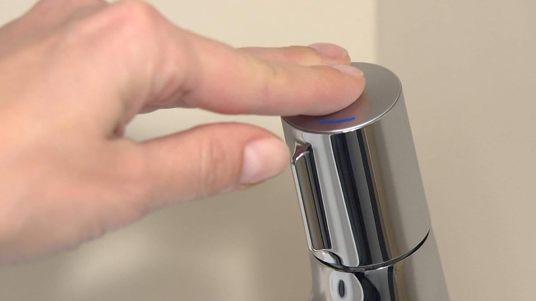 hansgrohe Wasserhahn Talis Select S (Armatur mit Auslauf Höhe 80mm und Zugstangen-Ablaufgarnitur) Ch