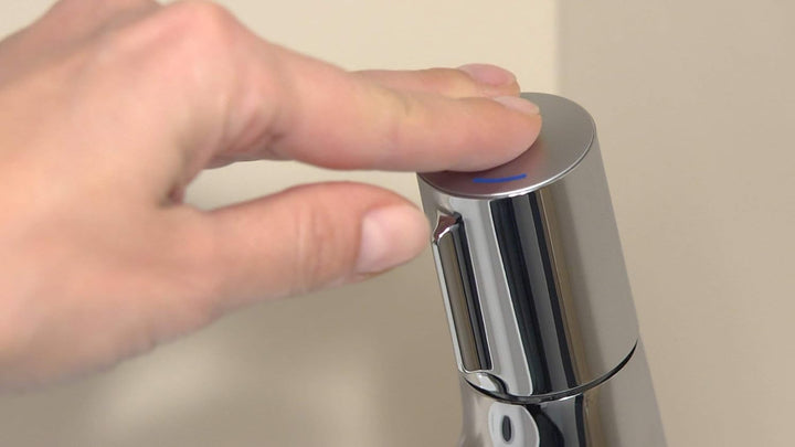 hansgrohe Wasserhahn Talis Select S (Armatur mit Auslauf Höhe 80mm und Zugstangen-Ablaufgarnitur) Ch