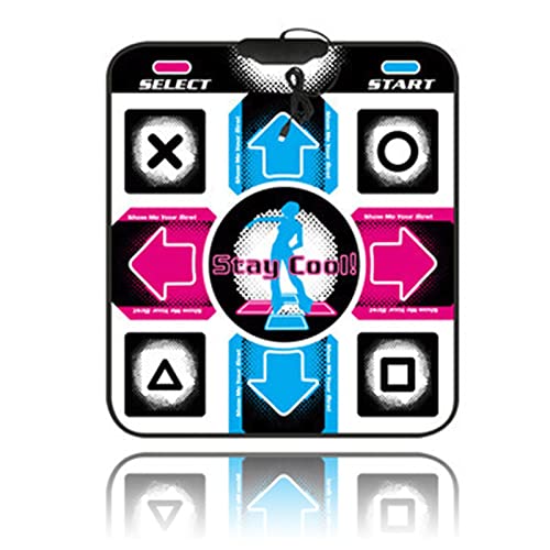 Dance Mat Tanzmatte rutschfest Abriebfest, DDR USB Dancing Pad, Fitness Körperformung Tanz Matte Kom