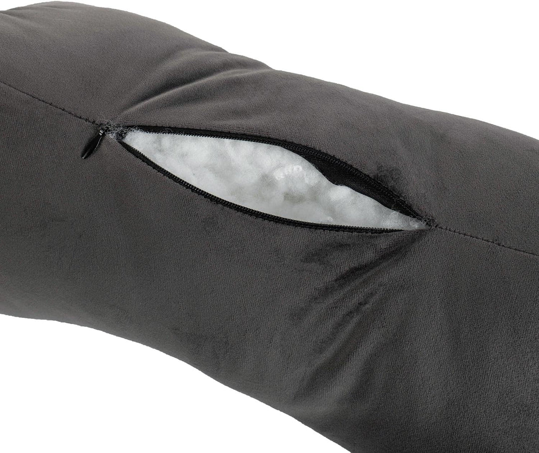H&F Heimtextilien H&F | Kissen Kopfkissen Lesekissen Leseknochen Nackenkissen Nackenrolle Knochenkis