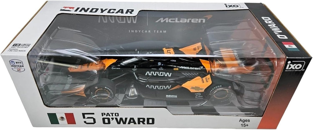 IXO IND18025#5 2025 Pato O'Ward Arrow Mc Laren Ind yCar 1:18 Druckguss Modellauto