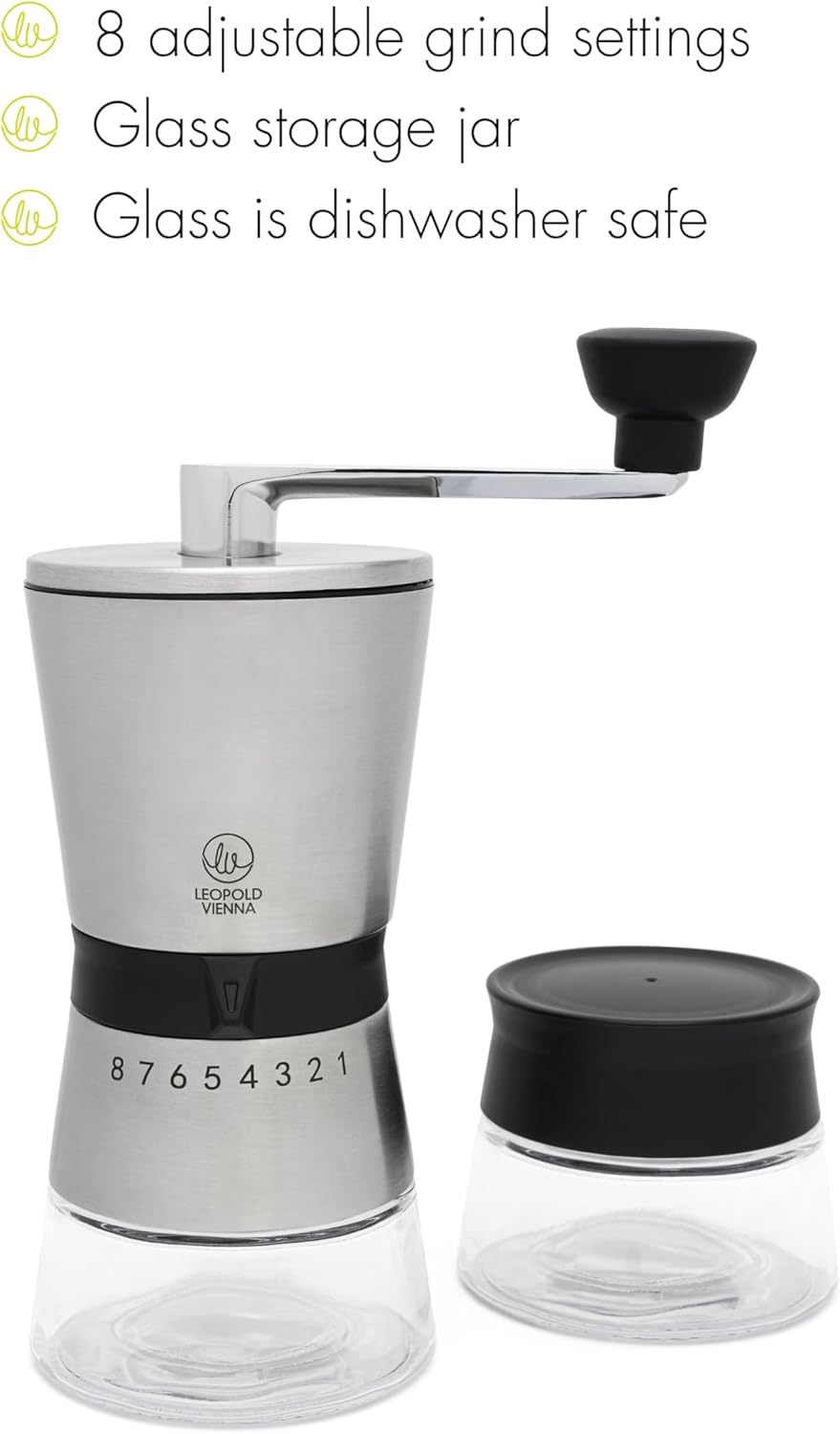 Leopold Vienna Geschenkset Kaffeemühle Bologna