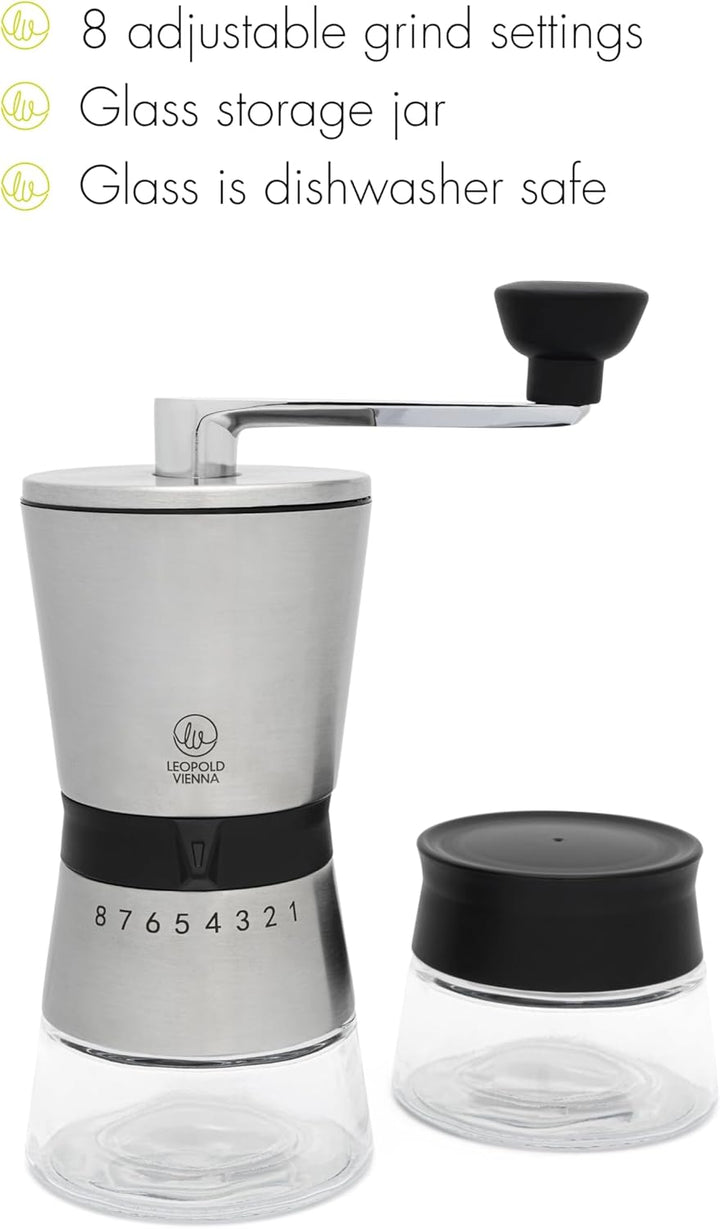 Leopold Vienna Geschenkset Kaffeemühle Bologna