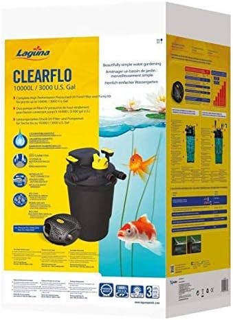 Laguna Clear Flo 10000 Set, bestehend aus Druckfilter Pressure-Flo 10000 und Hochleistungspumpe Max-